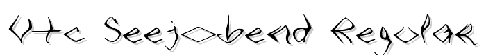 VTC SeeJoBend Regular font
